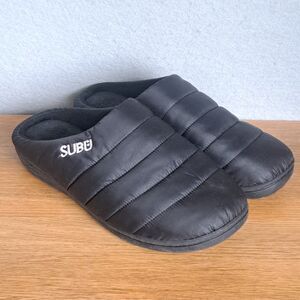 Subu Cordura Quilted Slippers Shoes  Winter Cozycore Black Large M 8-9 W 9-10